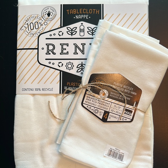 ECO-friendly/wrinkle resistant now DESIGNS 100% recycled content tablecl… - Picture 3 of 14